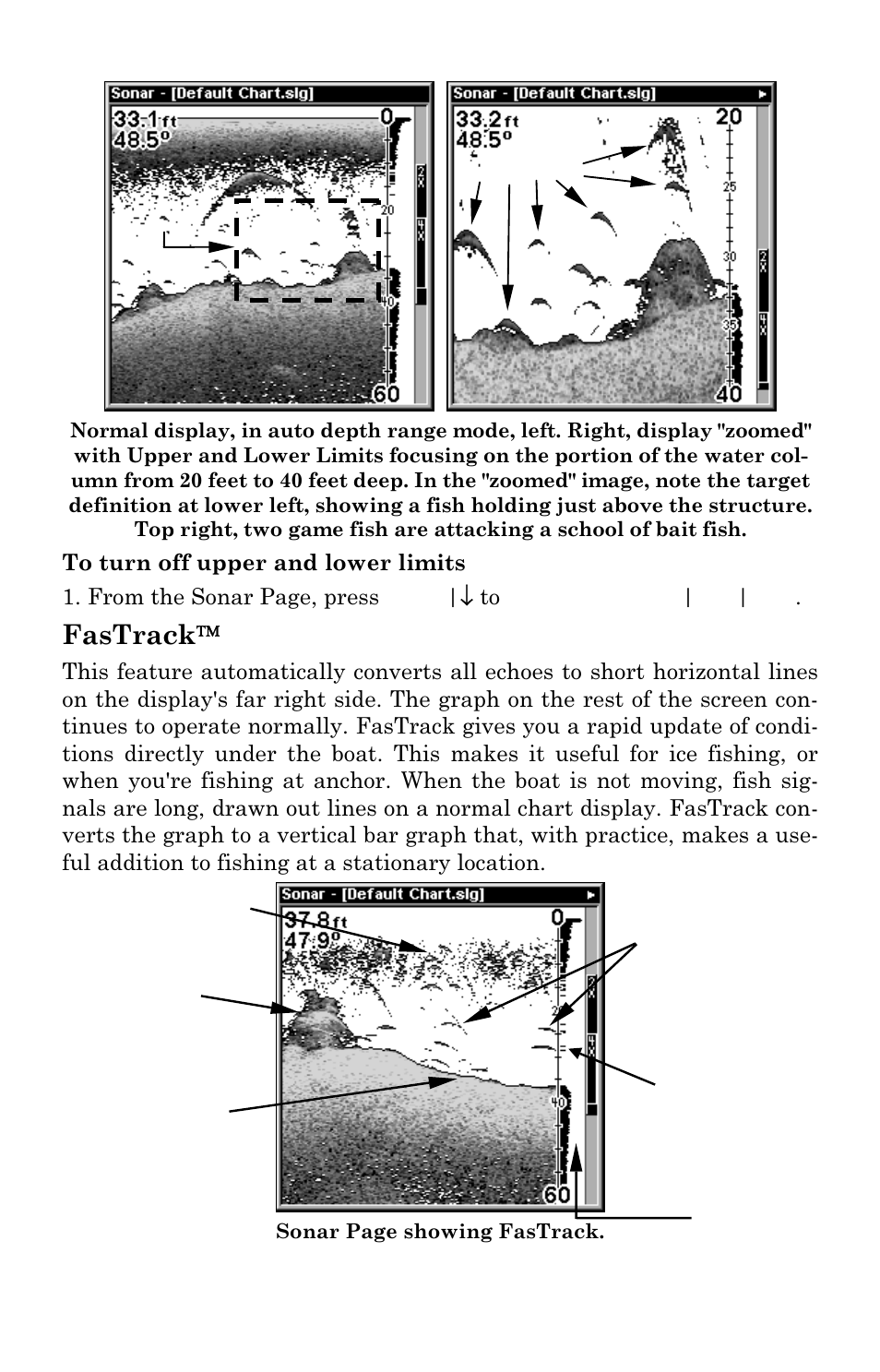 Fastrack | Lowrance electronic X102C User Manual | Page 58 / 92