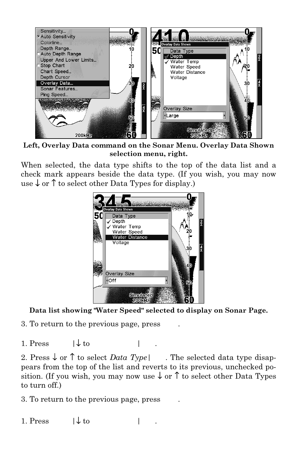 Lowrance electronic X102C User Manual | Page 63 / 92