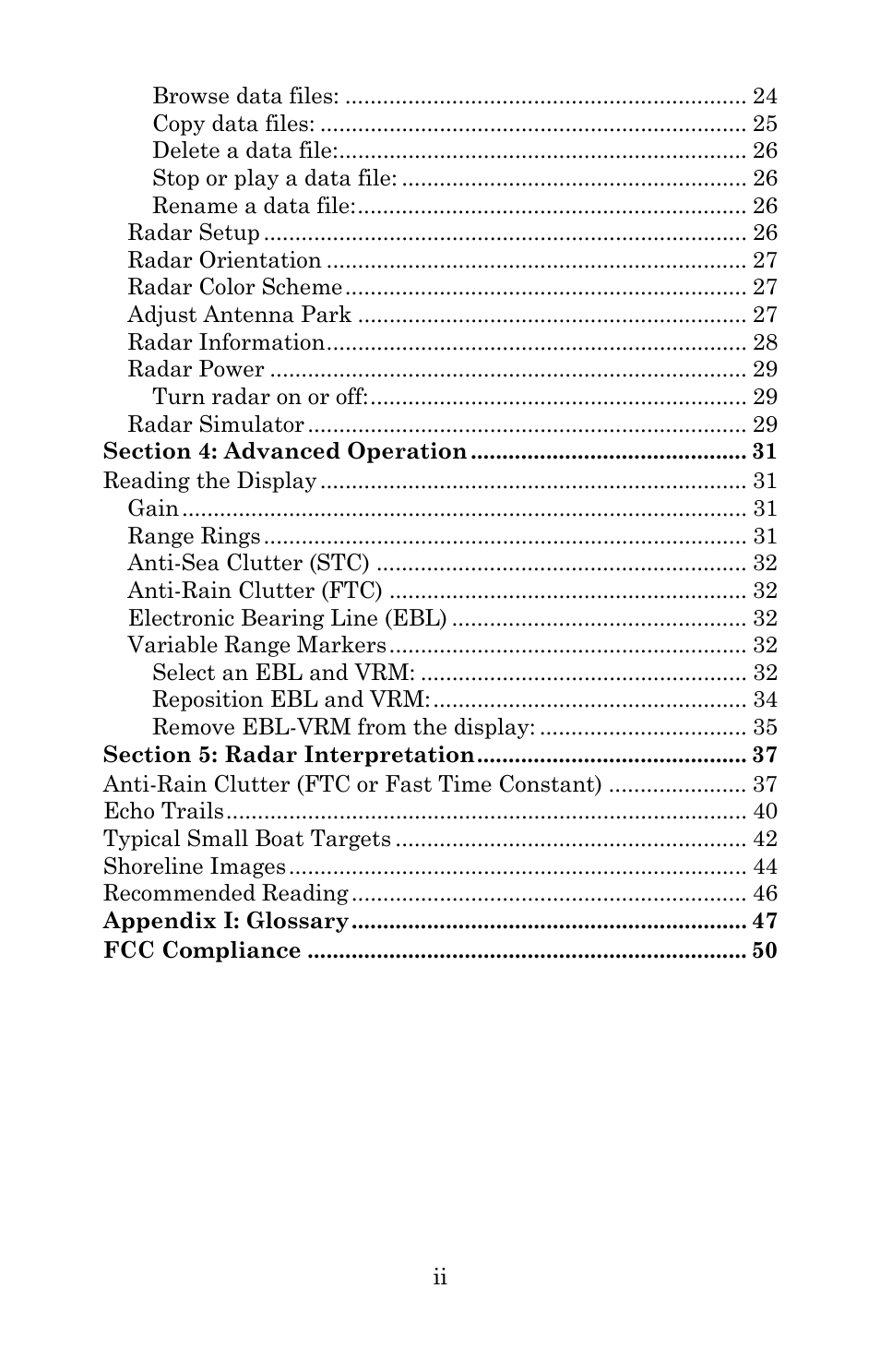 Lowrance electronic 988-0161-011 User Manual | Page 4 / 60