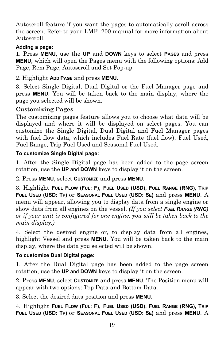 Lowrance electronic EP-60R User Manual | Page 19 / 48
