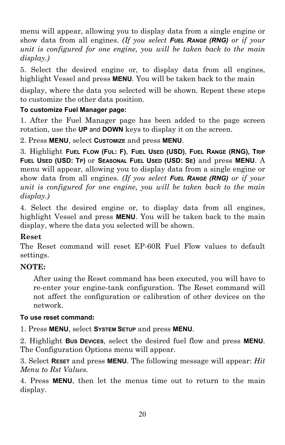 Lowrance electronic EP-60R User Manual | Page 20 / 48