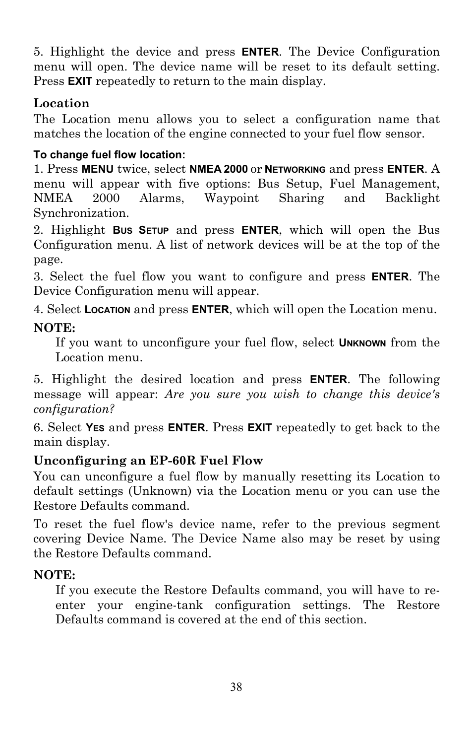 Lowrance electronic EP-60R User Manual | Page 38 / 48