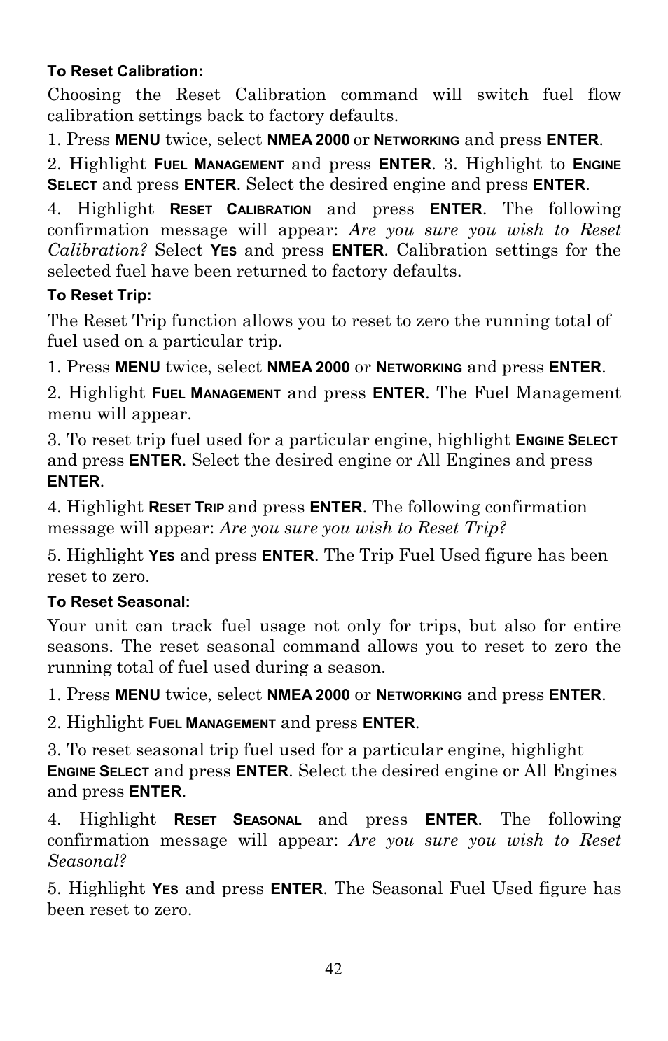 Lowrance electronic EP-60R User Manual | Page 42 / 48