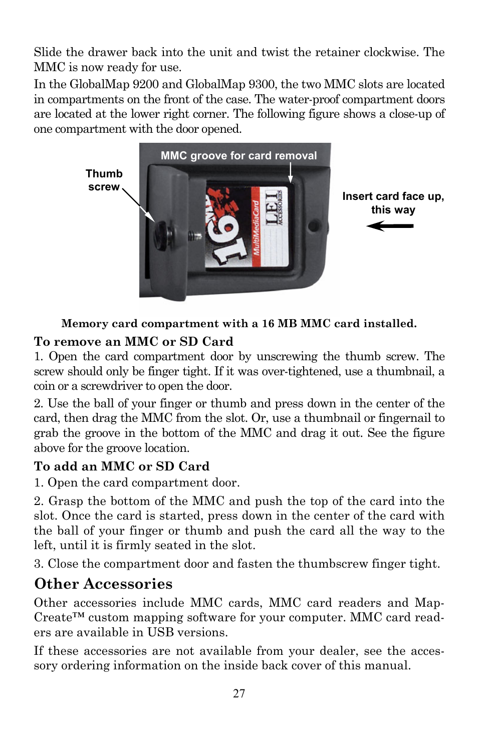 Other accessories | Lowrance electronic Lowrance GlobalMap 7200C User Manual | Page 35 / 168