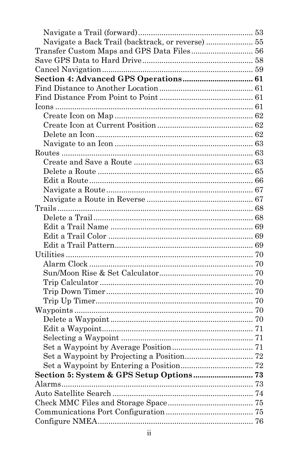 Lowrance electronic Lowrance GlobalMap 7200C User Manual | Page 4 / 168