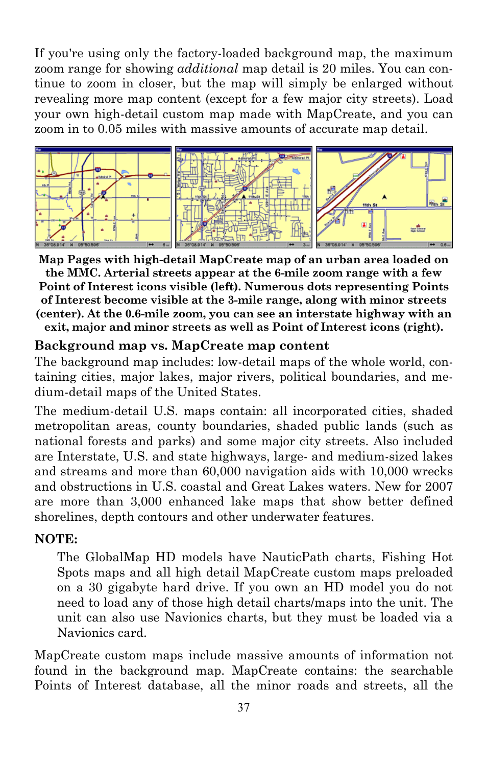 Lowrance electronic Lowrance GlobalMap 7200C User Manual | Page 45 / 168