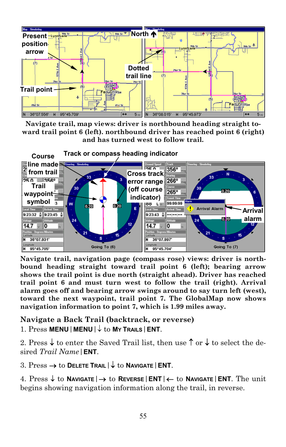 Lowrance electronic Lowrance GlobalMap 7200C User Manual | Page 63 / 168