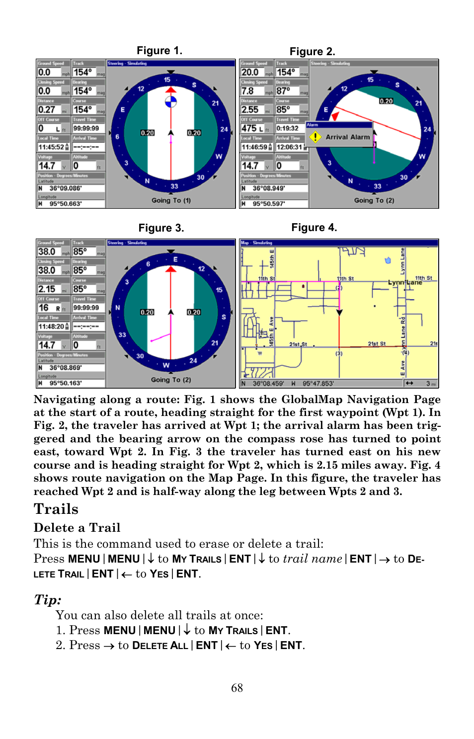 Trails | Lowrance electronic Lowrance GlobalMap 7200C User Manual | Page 76 / 168