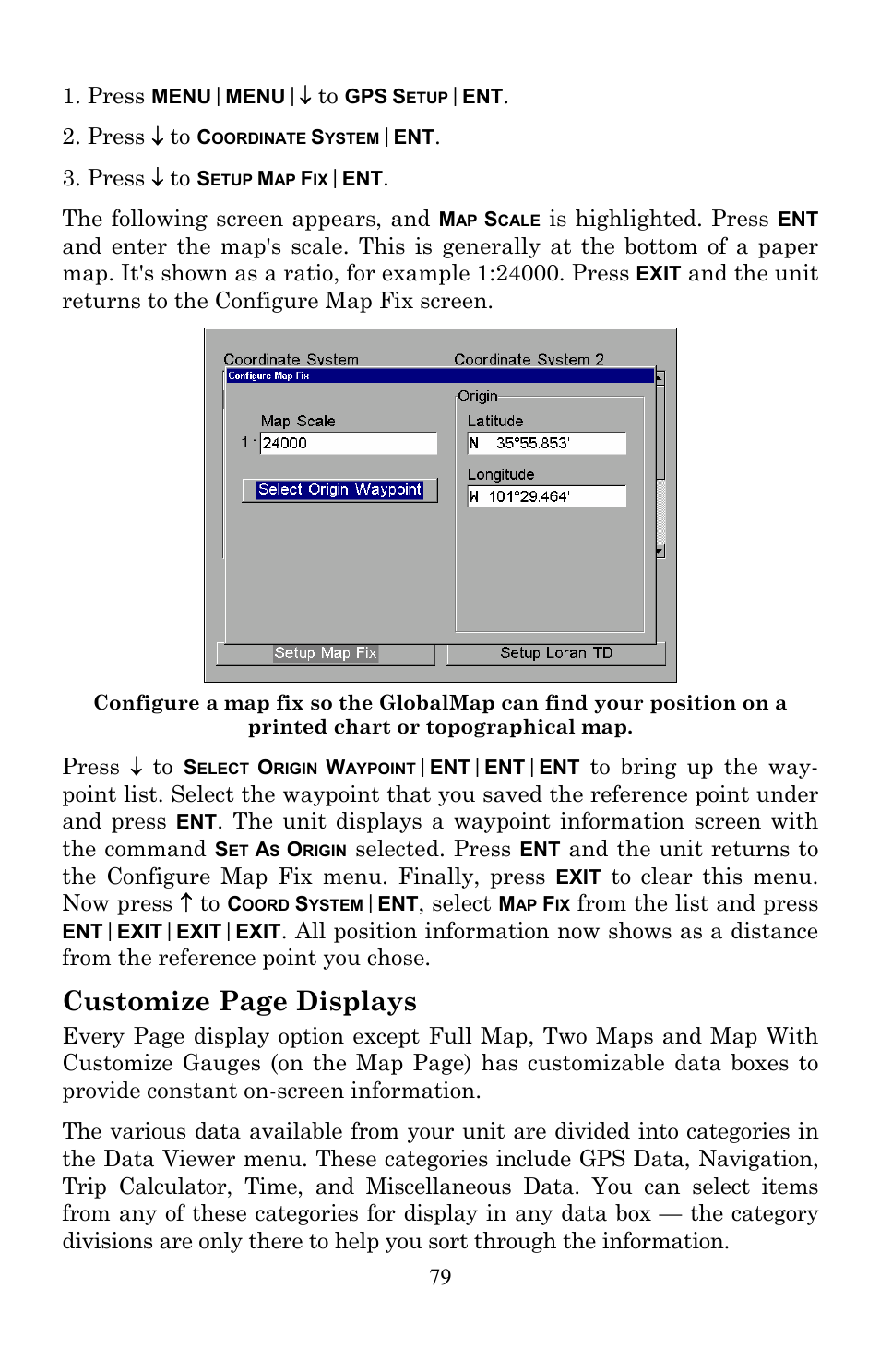 Customize page displays | Lowrance electronic Lowrance GlobalMap 7200C User Manual | Page 87 / 168