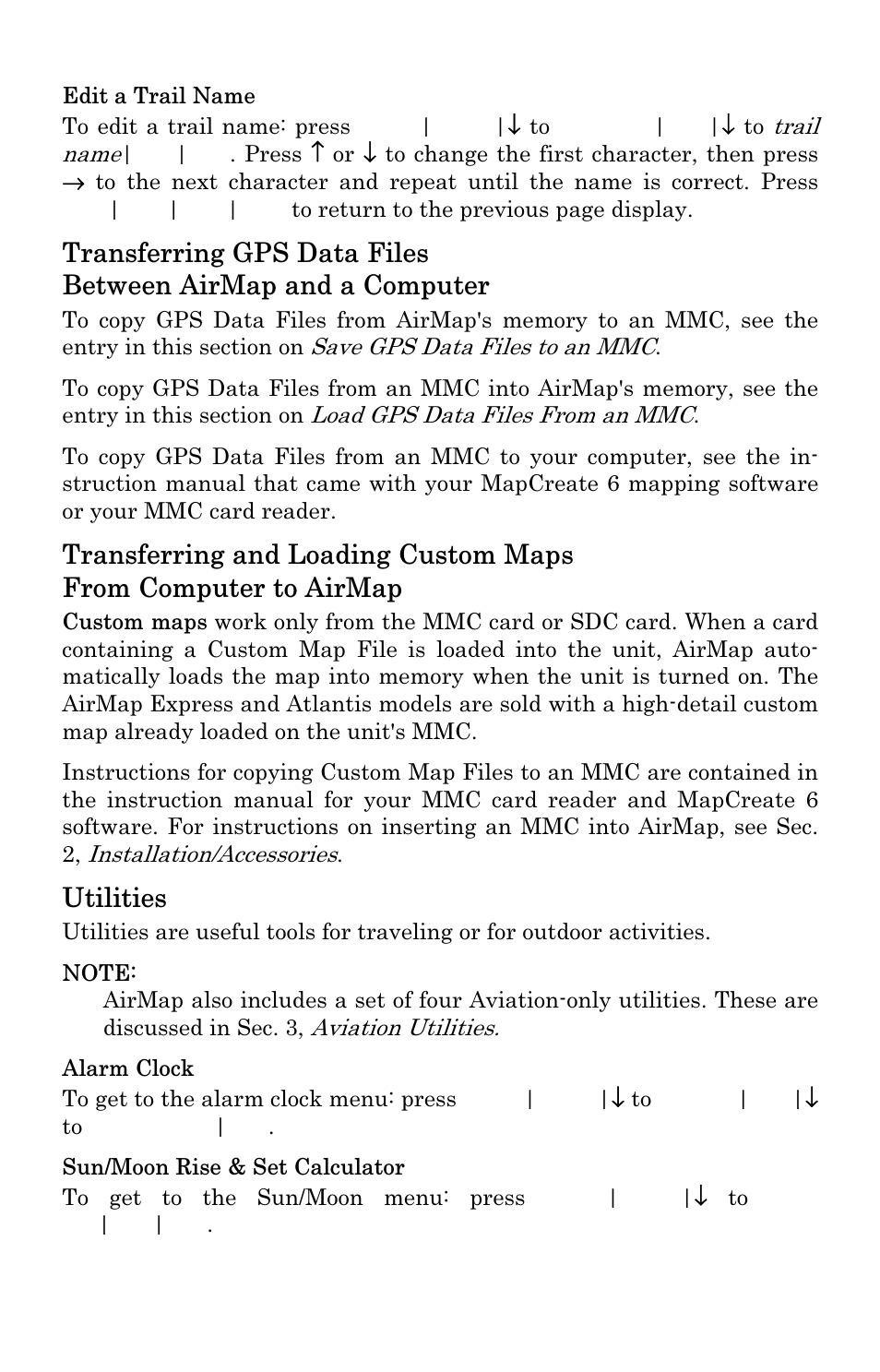 Utilities | Lowrance electronic 500 User Manual | Page 69 / 132