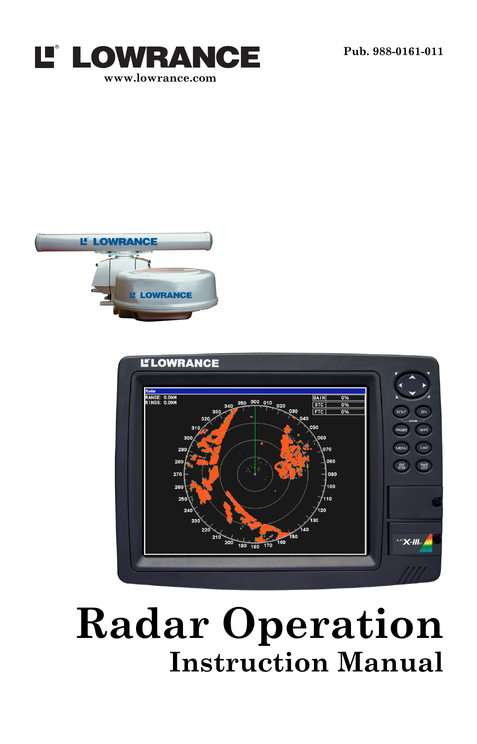 Lowrance electronic LRA-1000 User Manual | 60 pages