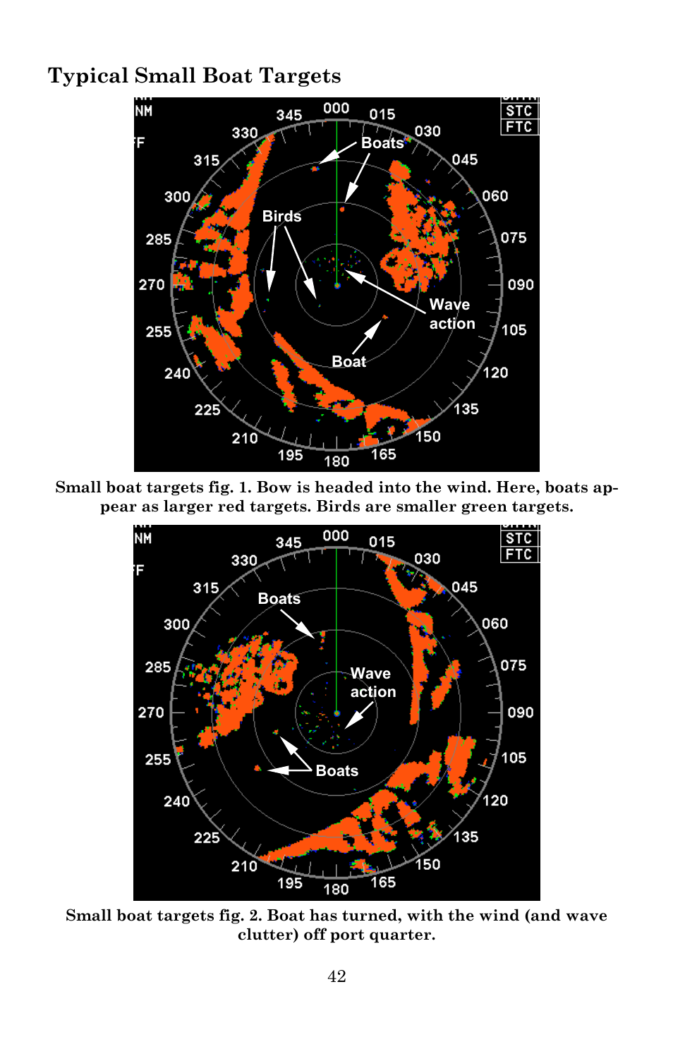 Typical small boat targets | Lowrance electronic LRA-1000 User Manual | Page 48 / 60