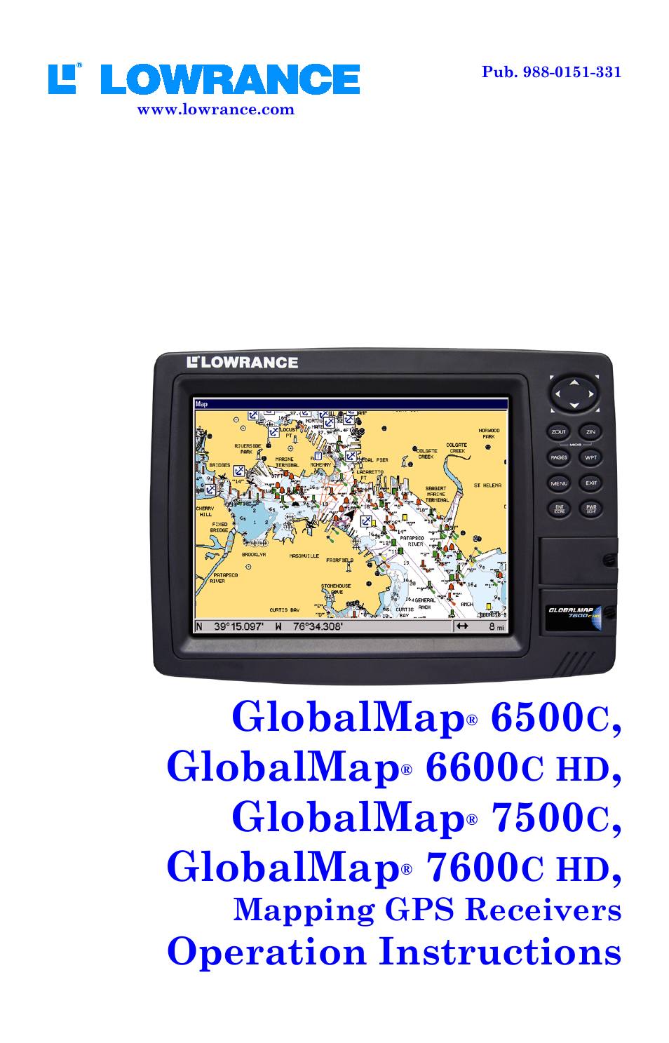 Lowrance electronic Lowrance GlobalMap 6500C User Manual | 144 pages