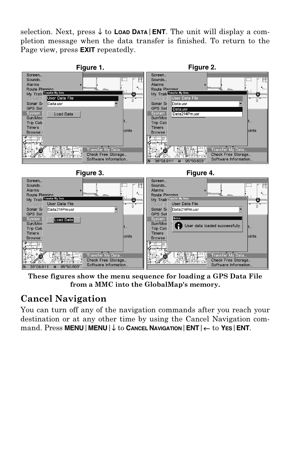 Cancel navigation | Lowrance electronic Lowrance GlobalMap 6500C User Manual | Page 65 / 144