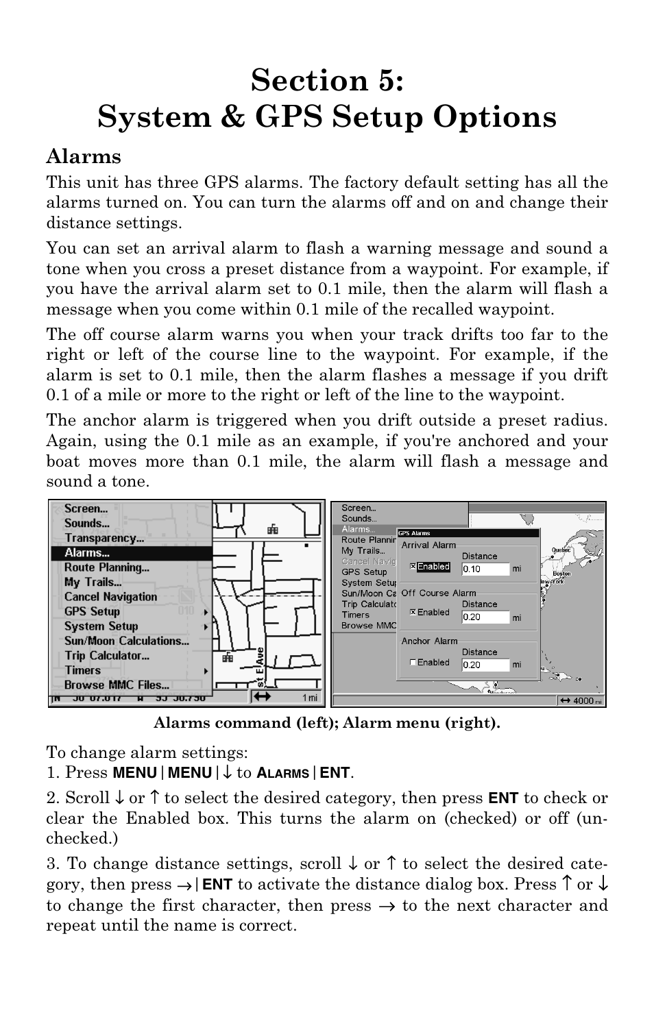 Alarms | Lowrance electronic Lowrance GlobalMap 6500C User Manual | Page 81 / 144