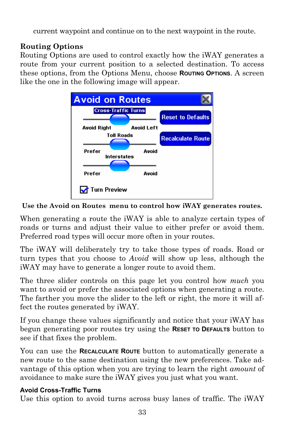 Lowrance electronic Lowrance iWAY 250C User Manual | Page 39 / 76