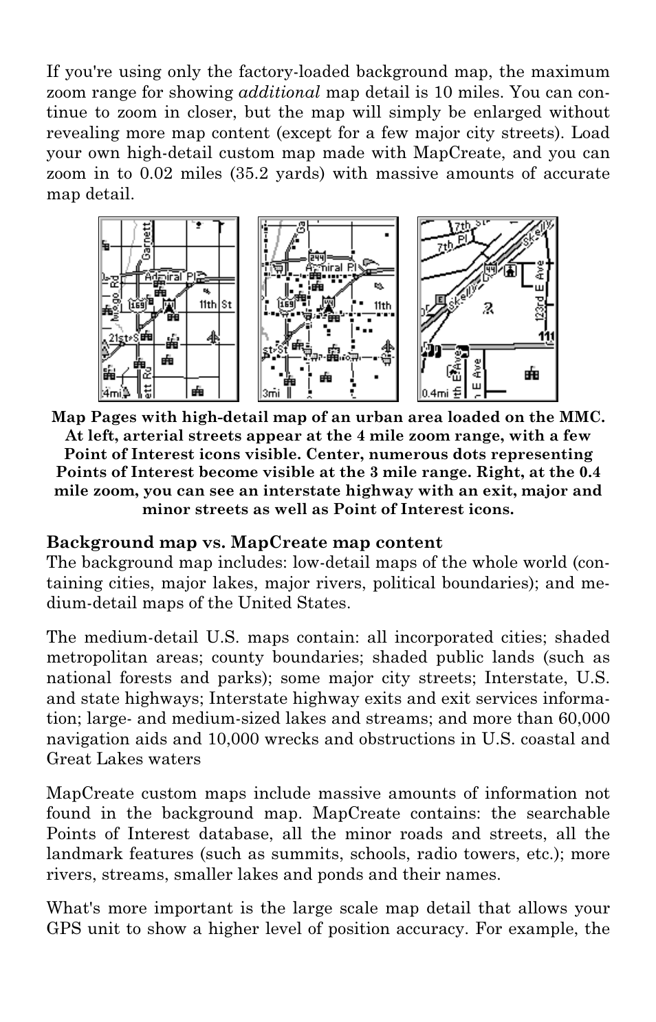 Lowrance electronic Mapping GPS & MP3 Player User Manual | Page 35 / 124
