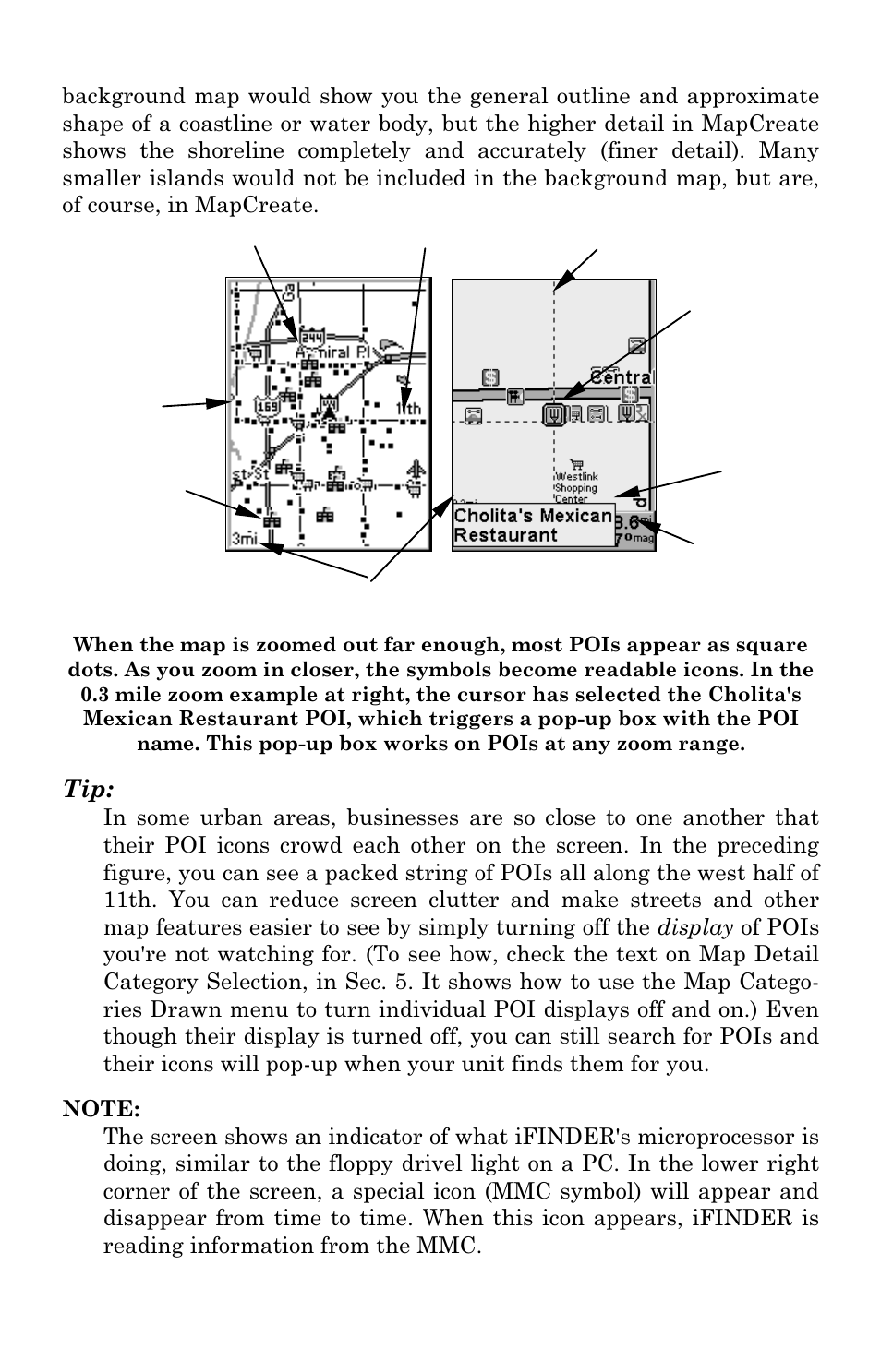 Lowrance electronic Mapping GPS & MP3 Player User Manual | Page 36 / 124