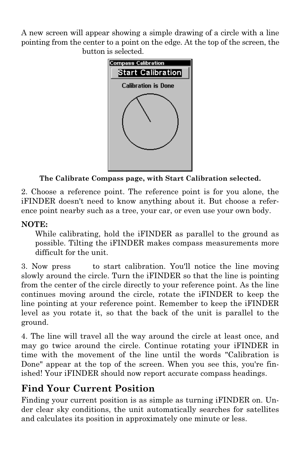 Find your current position | Lowrance electronic Mapping GPS & MP3 Player User Manual | Page 43 / 124