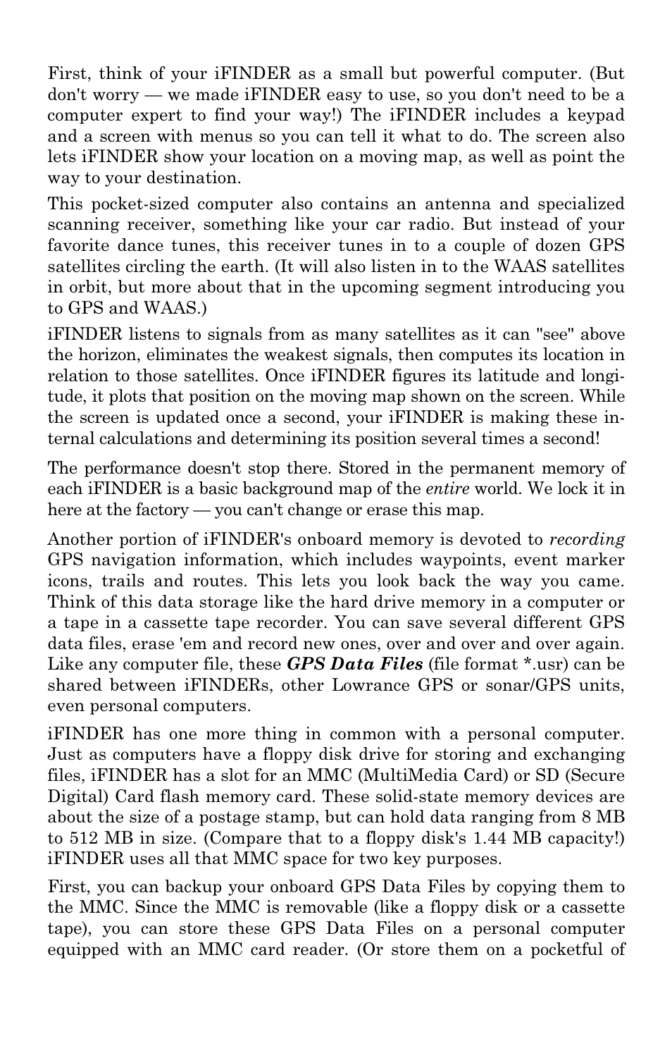 Lowrance electronic Handheld Mapping GPS Receiver User Manual | Page 13 / 140