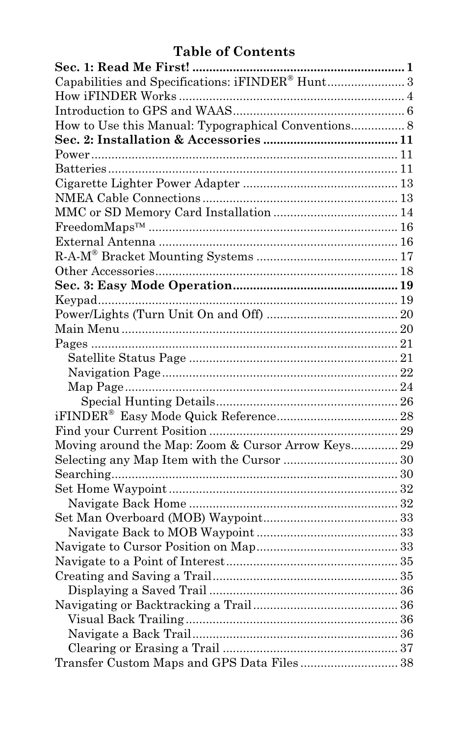 Lowrance electronic Handheld Mapping GPS Receiver User Manual | Page 3 / 140