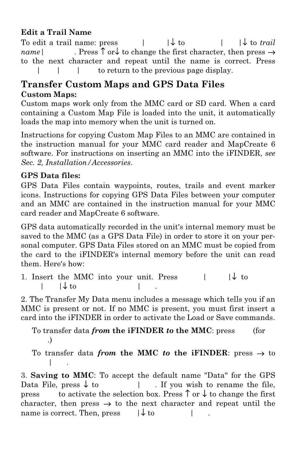 Transfer custom maps and gps data files | Lowrance electronic Handheld Mapping GPS Receiver User Manual | Page 68 / 140