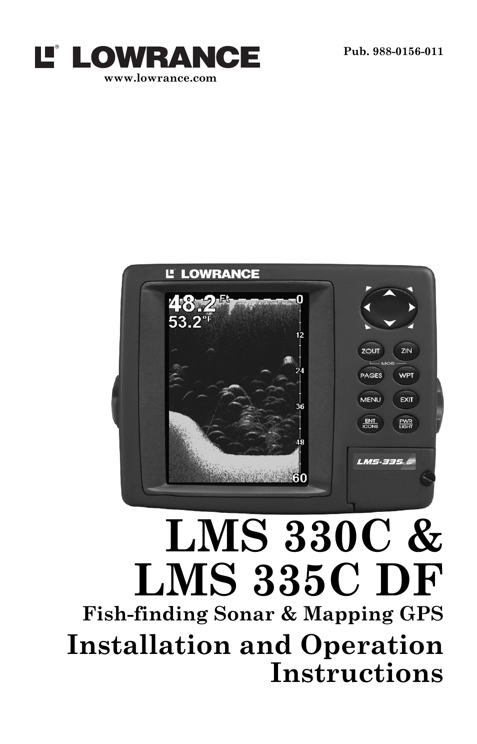 Lowrance electronic LMS 335C DF User Manual | 216 pages