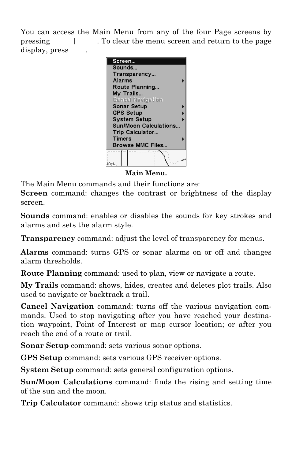 Lowrance electronic LMS 335C DF User Manual | Page 109 / 216