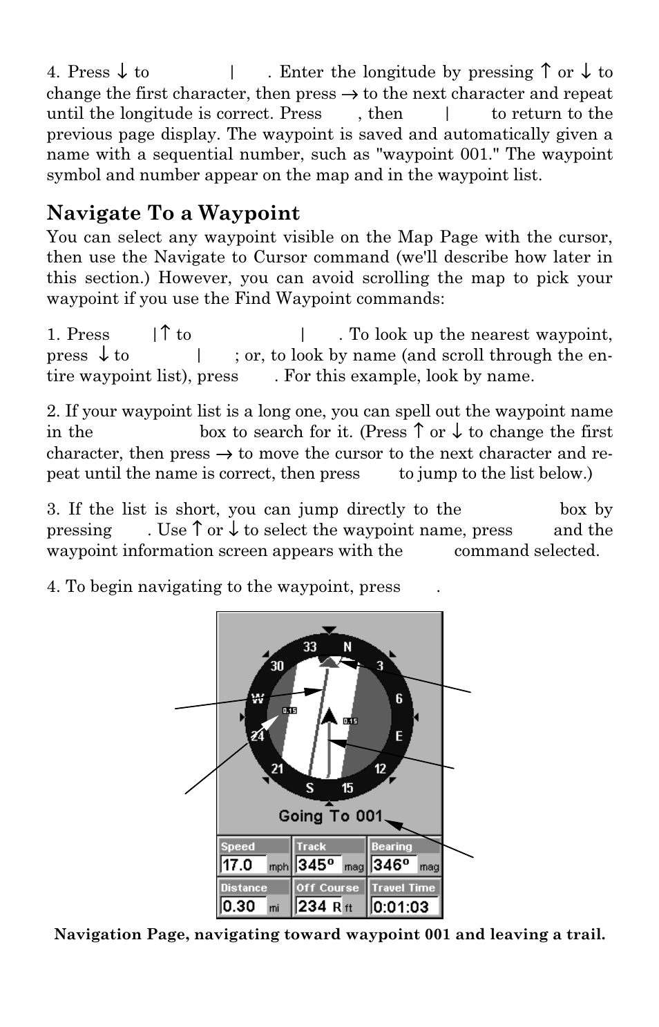 Navigate to a waypoint | Lowrance electronic LMS 335C DF User Manual | Page 127 / 216
