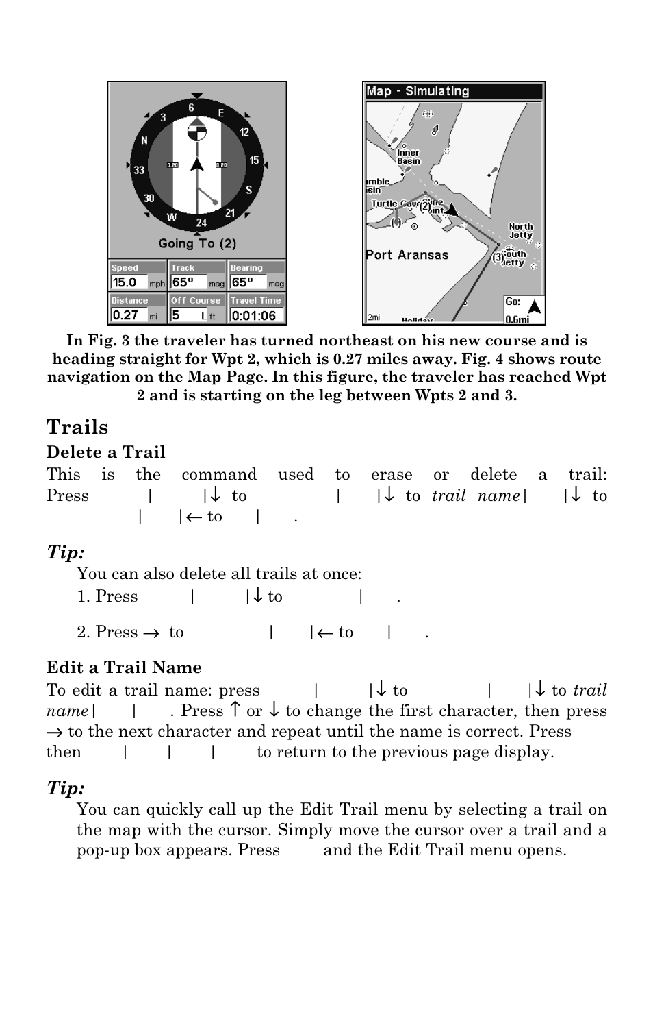 Trails | Lowrance electronic LMS 335C DF User Manual | Page 148 / 216