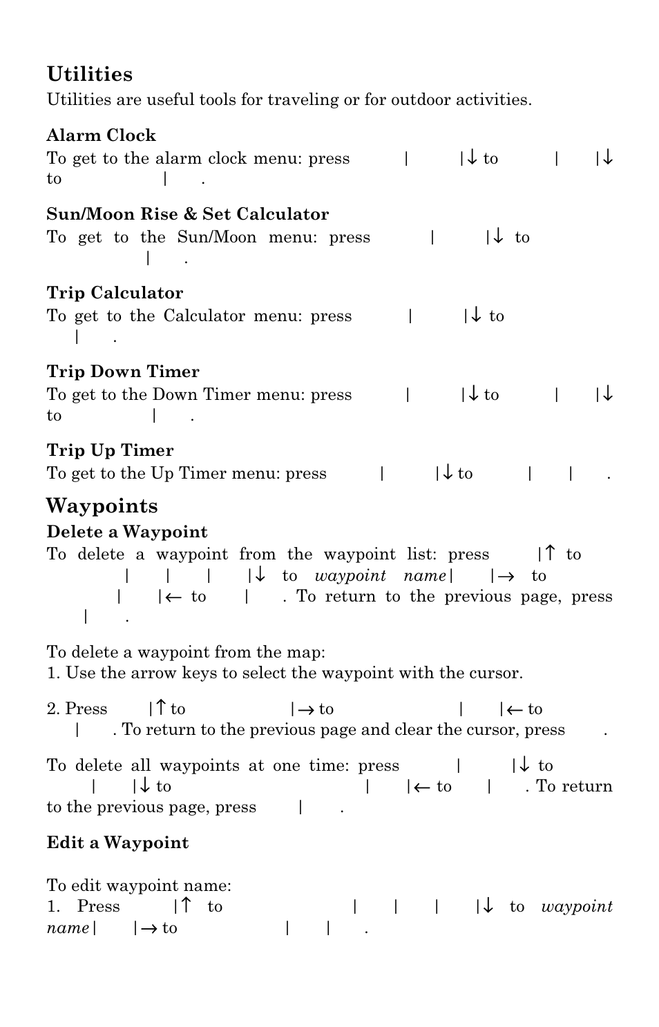 Utilities, Waypoints | Lowrance electronic LMS 335C DF User Manual | Page 150 / 216