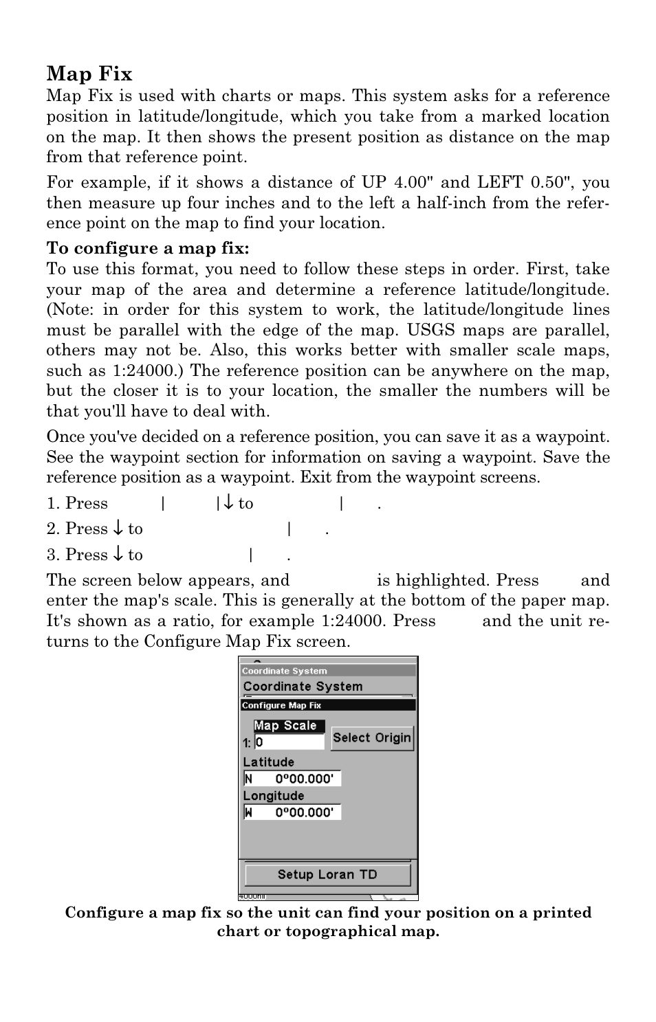 Map fix | Lowrance electronic LMS 335C DF User Manual | Page 158 / 216