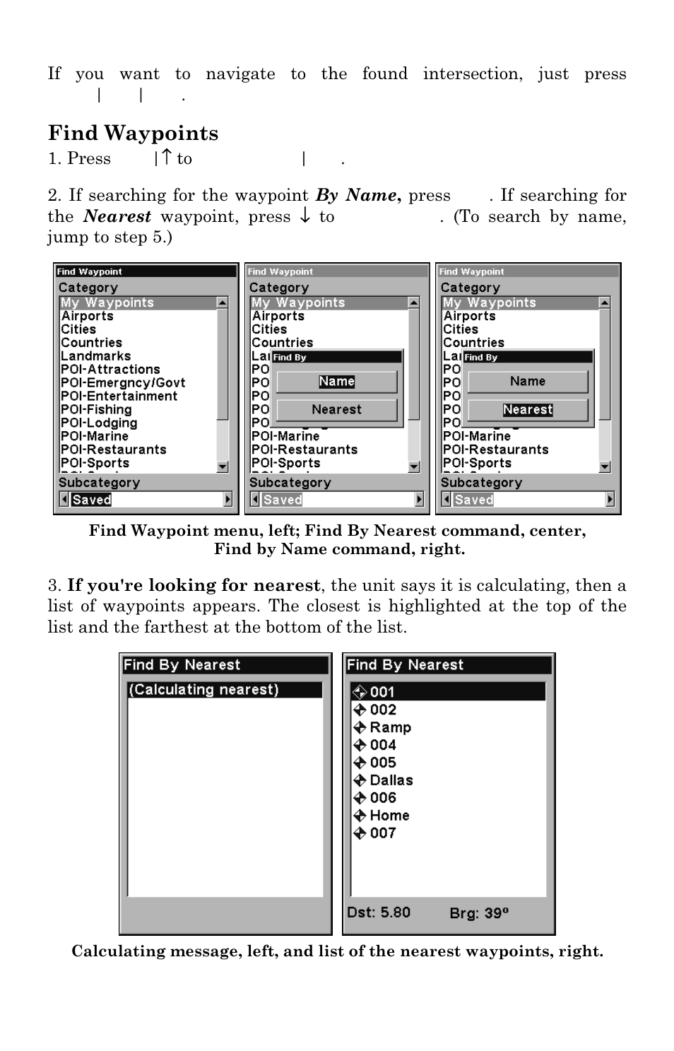 Find waypoints | Lowrance electronic LMS 335C DF User Manual | Page 196 / 216