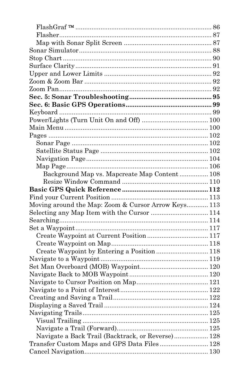 Lowrance electronic LMS 335C DF User Manual | Page 5 / 216