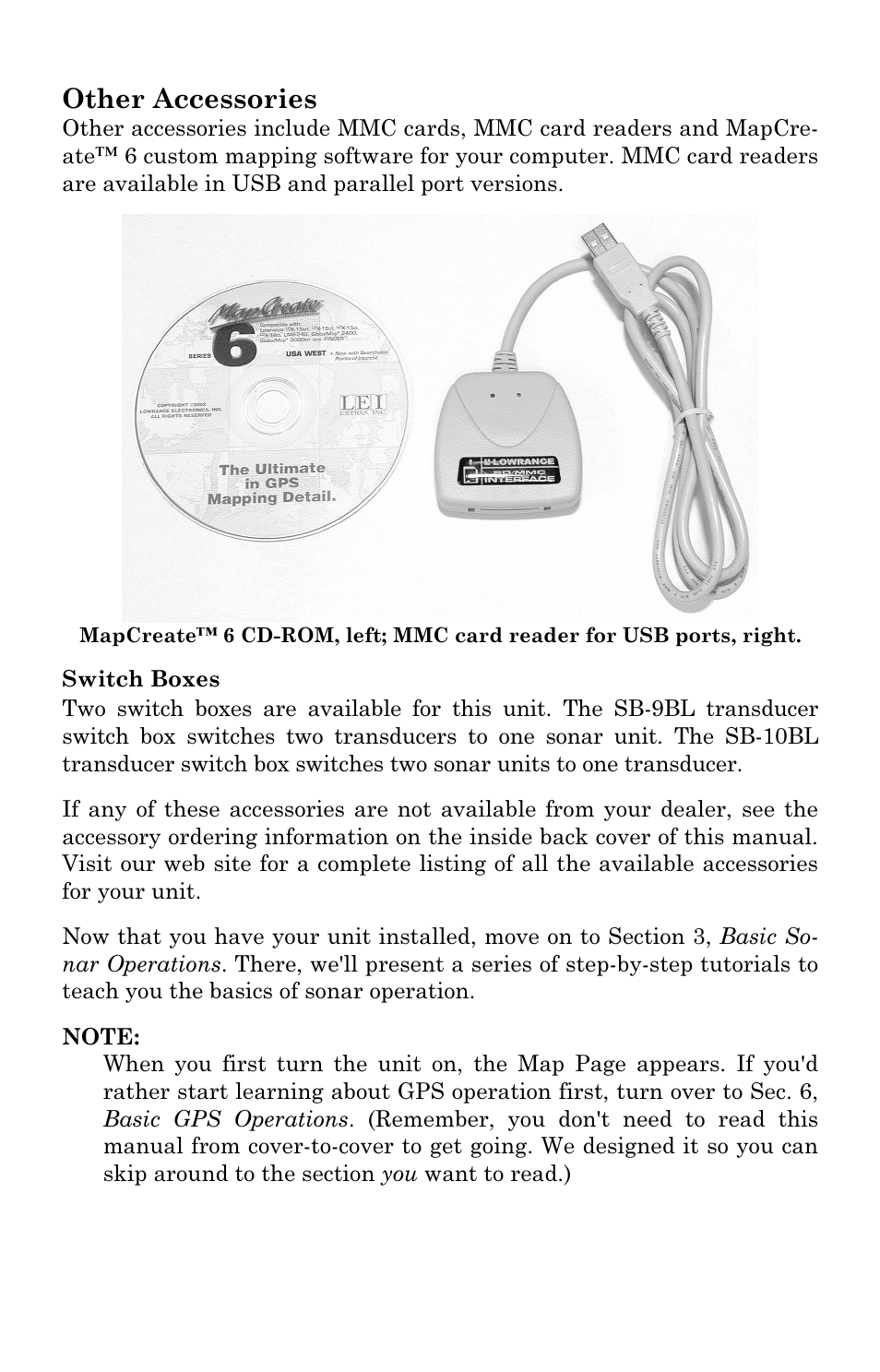 Other accessories | Lowrance electronic LMS 335C DF User Manual | Page 54 / 216