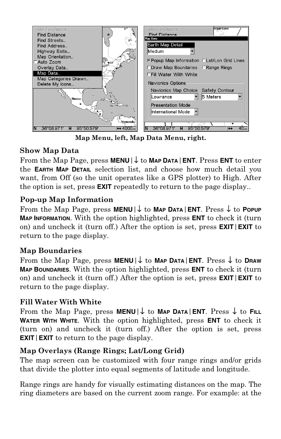 Lowrance electronic GlobalMap 4800M User Manual | Page 84 / 132