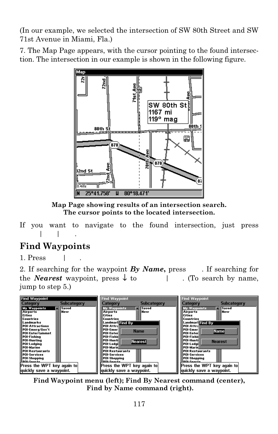 Find waypoints | Lowrance electronic Lowrance GlobalMap Baja 480C User Manual | Page 123 / 140