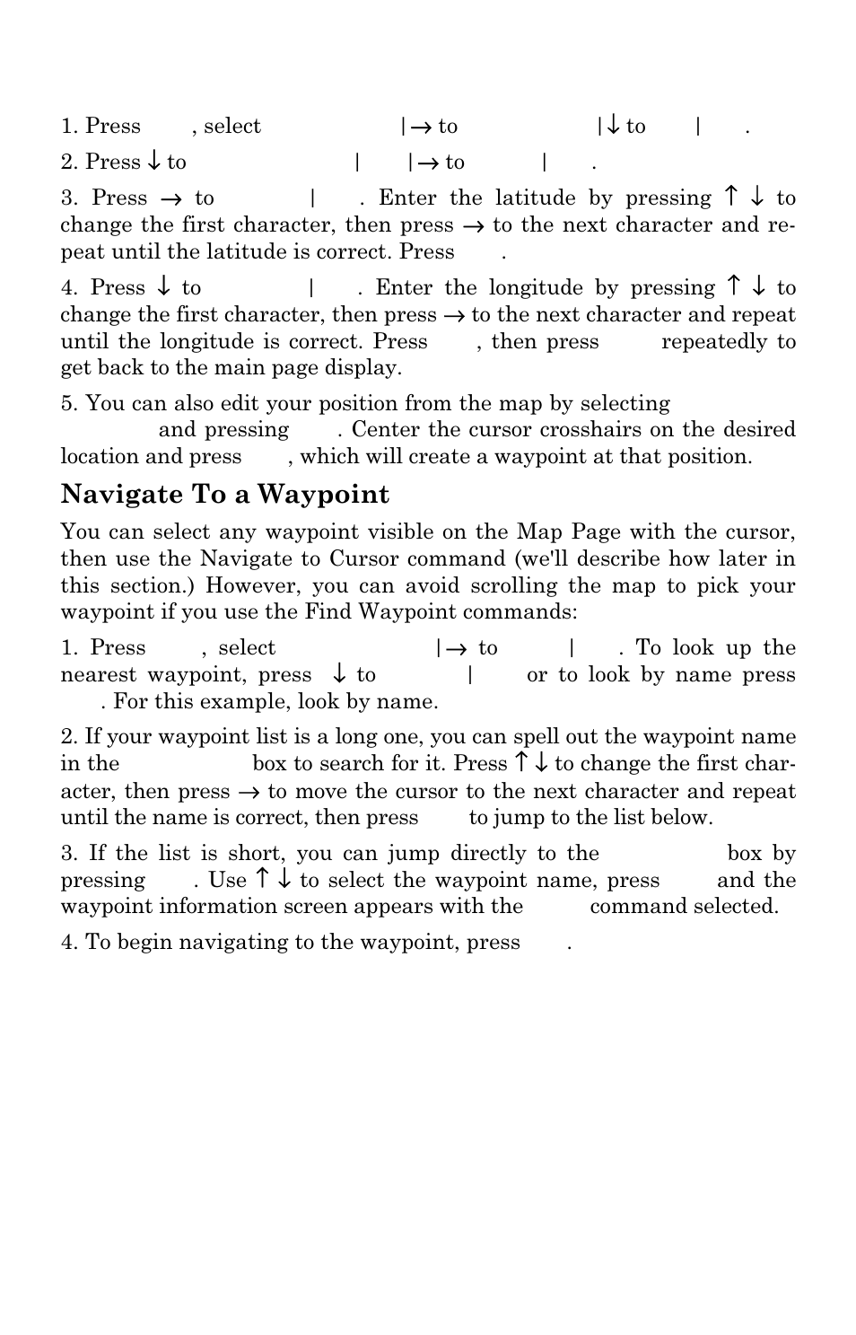 Navigate to a waypoint | Lowrance electronic LMS-334c iGPS User Manual | Page 122 / 204