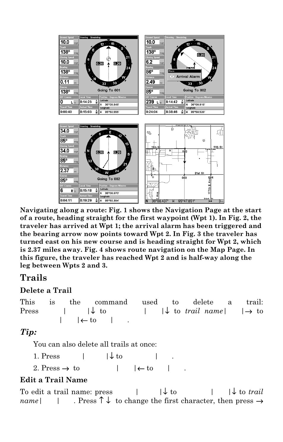 Trails | Lowrance electronic LMS-334c iGPS User Manual | Page 143 / 204