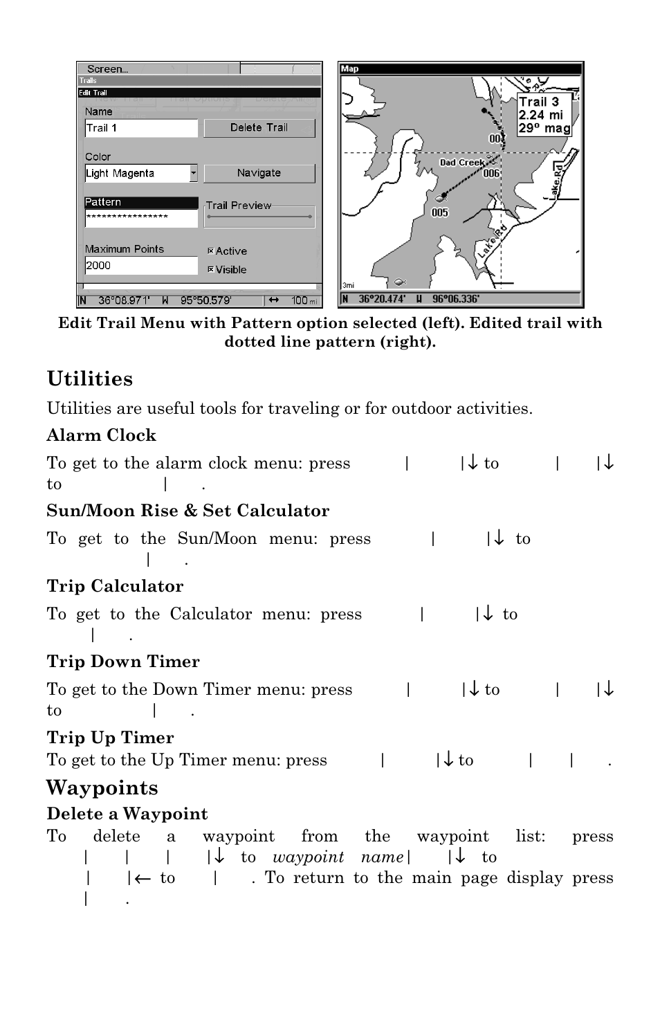 Utilities, Waypoints | Lowrance electronic LMS-334c iGPS User Manual | Page 145 / 204