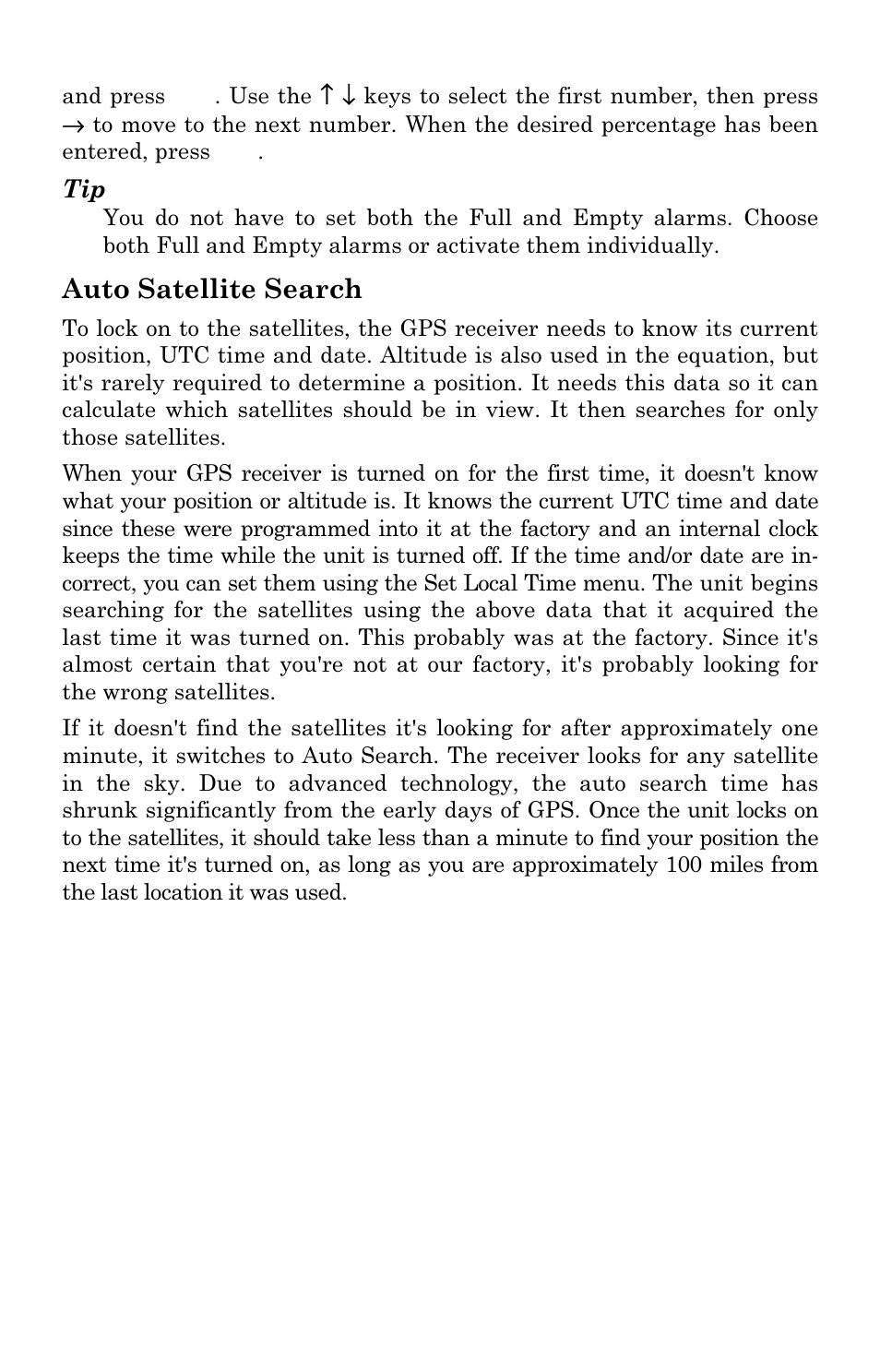 Auto satellite search | Lowrance electronic LMS-334c iGPS User Manual | Page 151 / 204