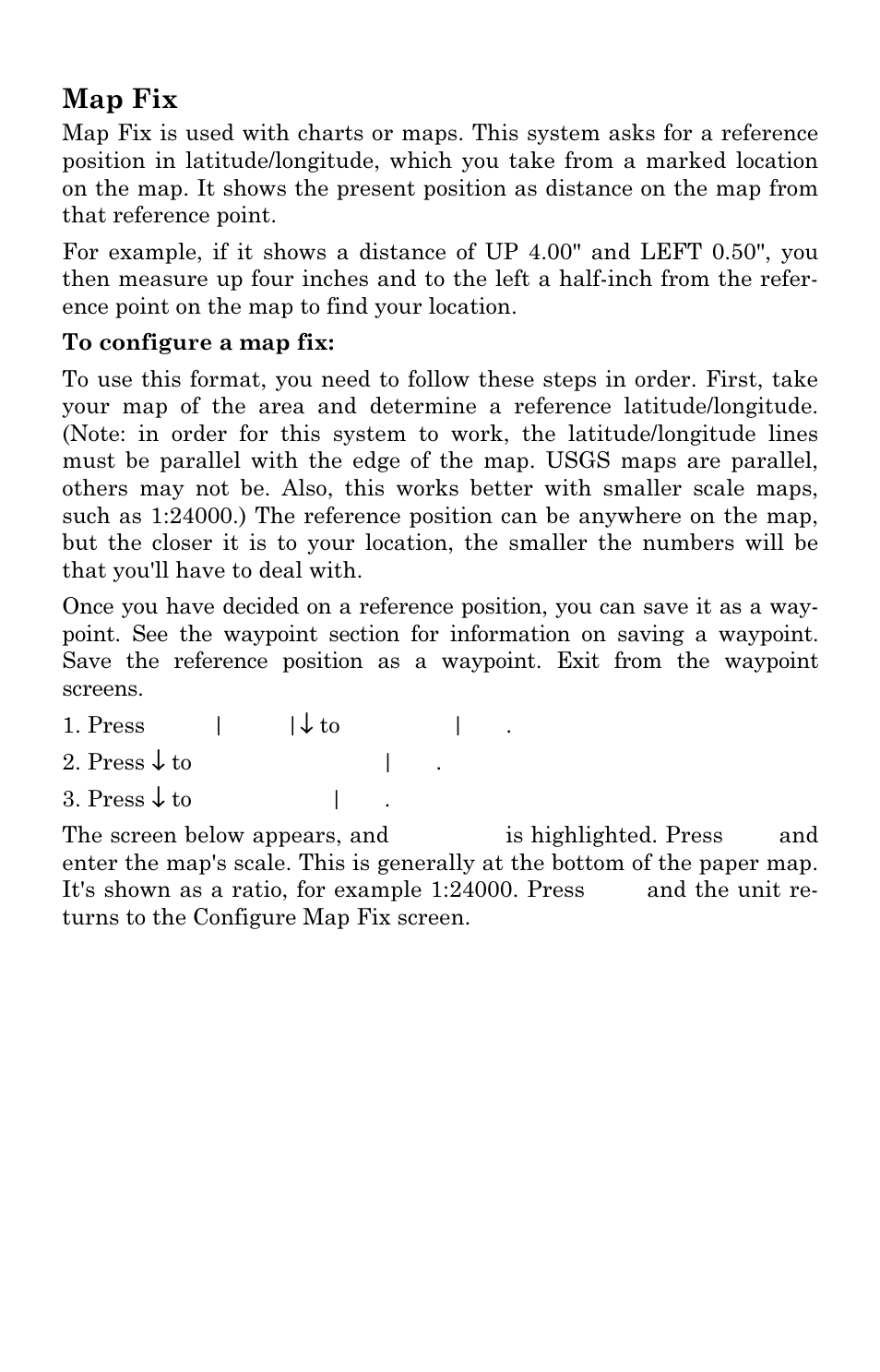 Map fix | Lowrance electronic LMS-334c iGPS User Manual | Page 155 / 204