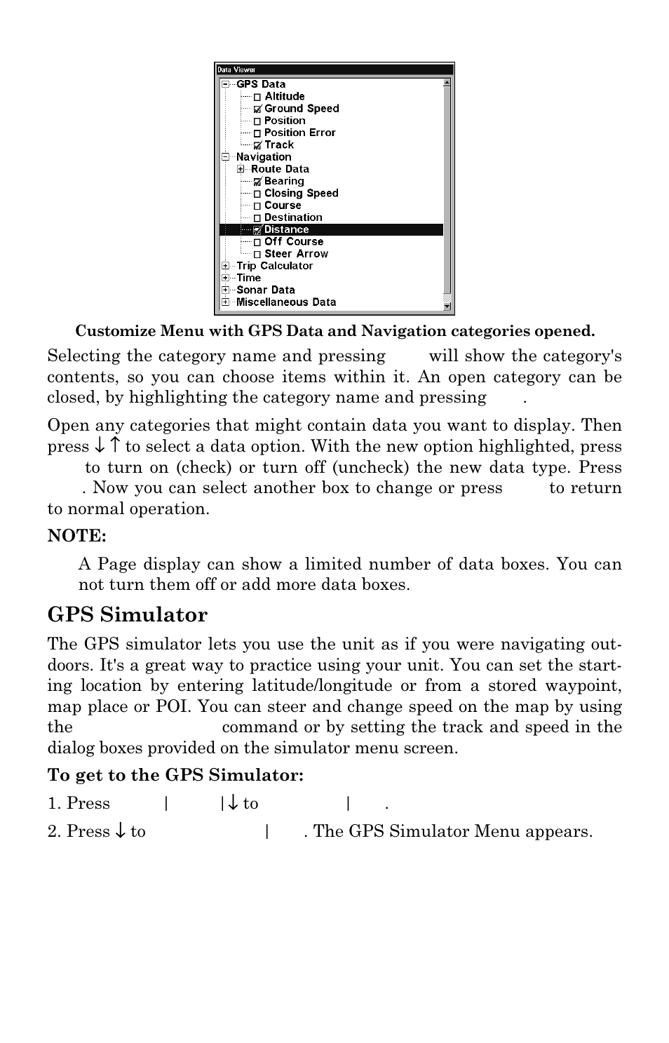 Gps simulator | Lowrance electronic LMS-334c iGPS User Manual | Page 157 / 204