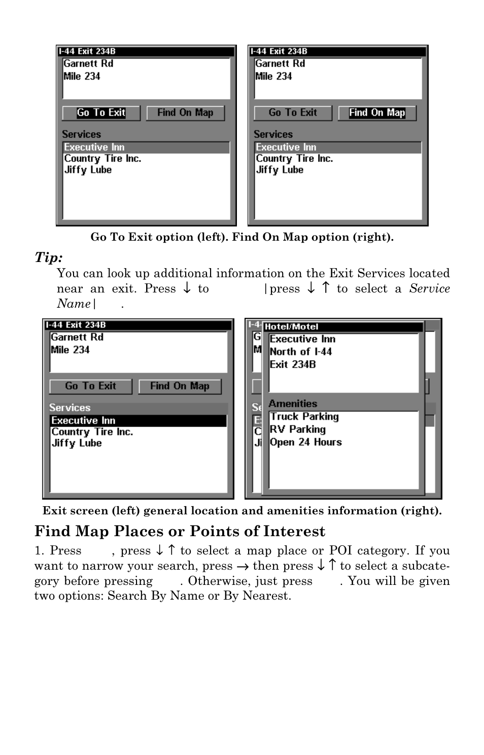 Find map places or points of interest | Lowrance electronic LMS-334c iGPS User Manual | Page 186 / 204