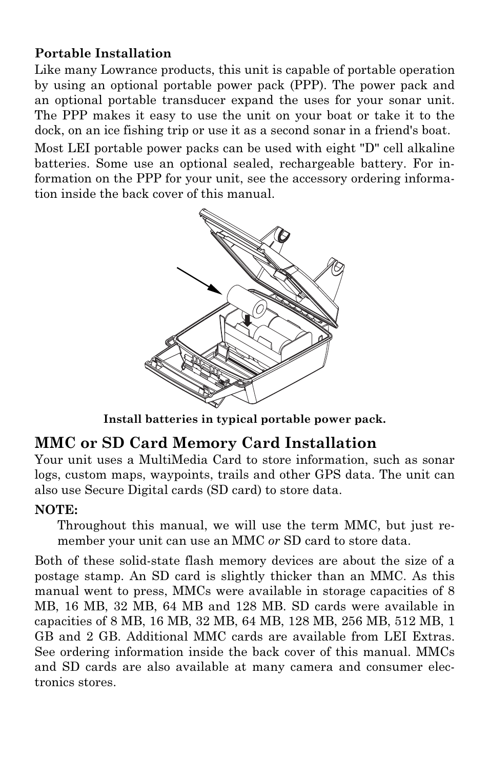 Lowrance electronic LMS-334c iGPS User Manual | Page 46 / 204