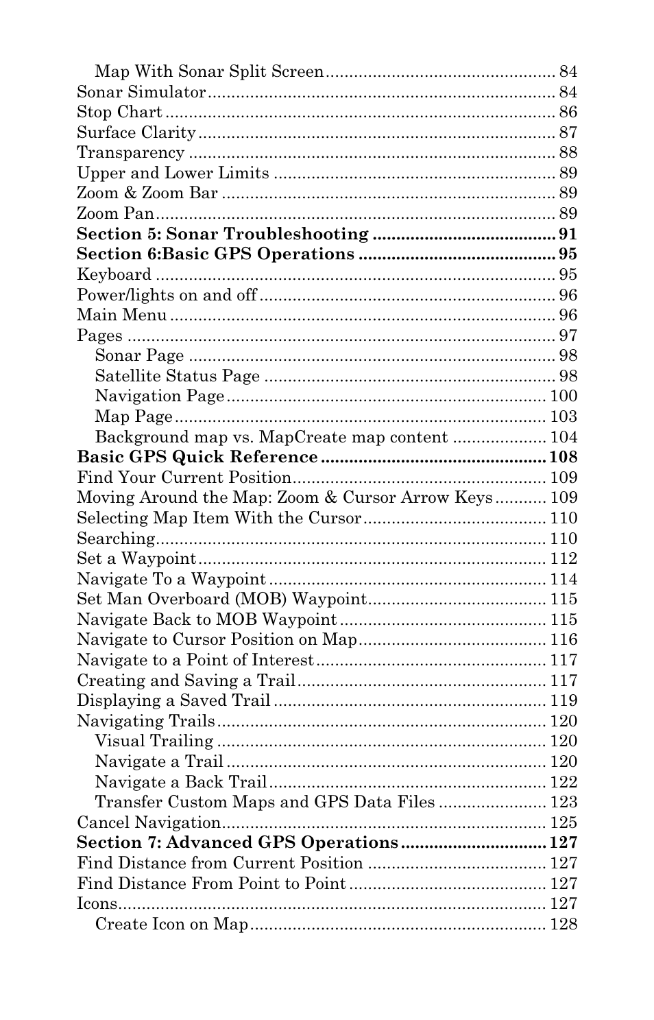 Lowrance electronic LMS-334c iGPS User Manual | Page 5 / 204