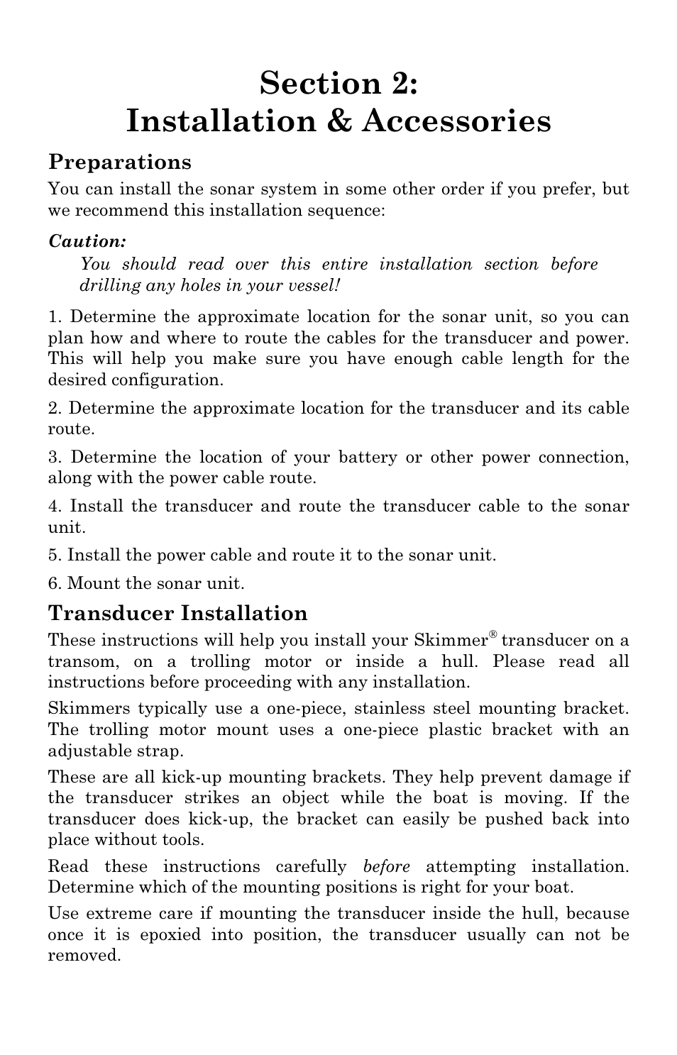 Lowrance electronic X96 User Manual | Page 11 / 84