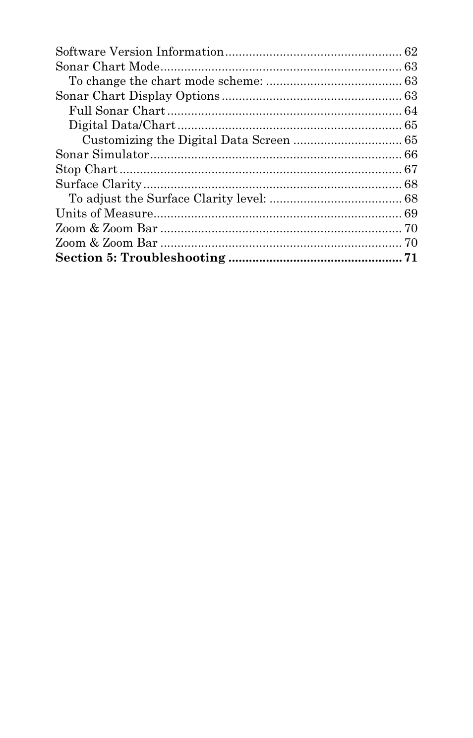 Lowrance electronic X96 User Manual | Page 5 / 84