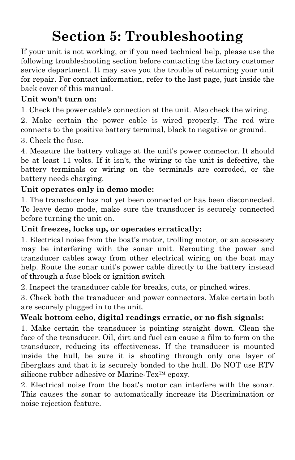 Lowrance electronic X96 User Manual | Page 77 / 84