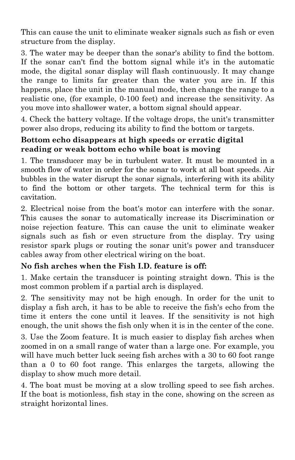 Lowrance electronic X96 User Manual | Page 78 / 84